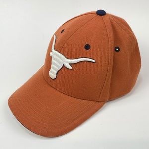 Captains Collection Texas Longhorns Hat Cap Adjustable Orange Acrylic Wool